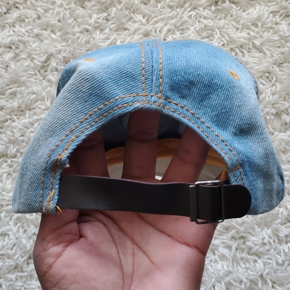 Jewel Encrusted Jean Hat - Picture 4 of 5